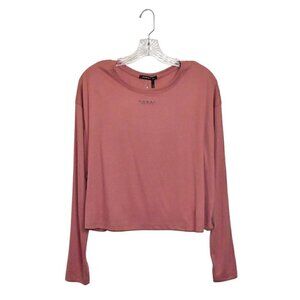 Koral Long Sleeve Boxy Pullover Top Size S